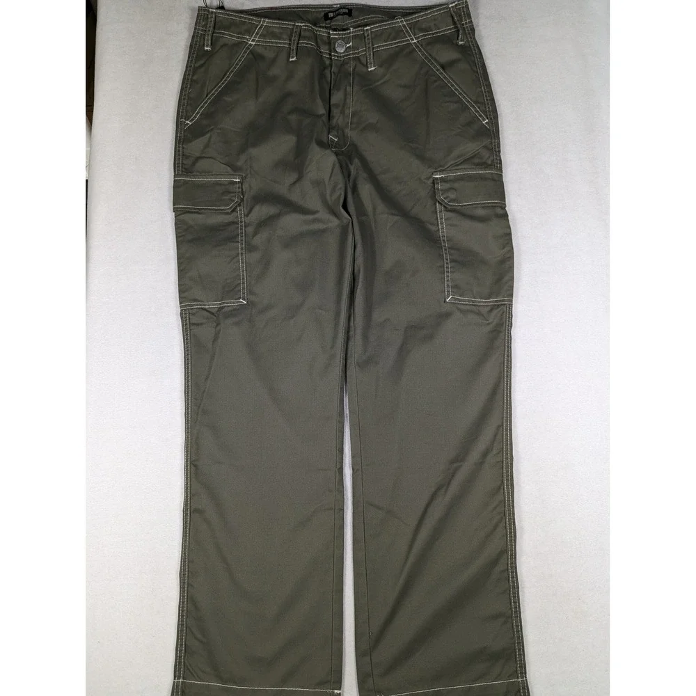 NEW True Religion Mens Kalamata Cargo SN Pant HS Outline Green 36 700820